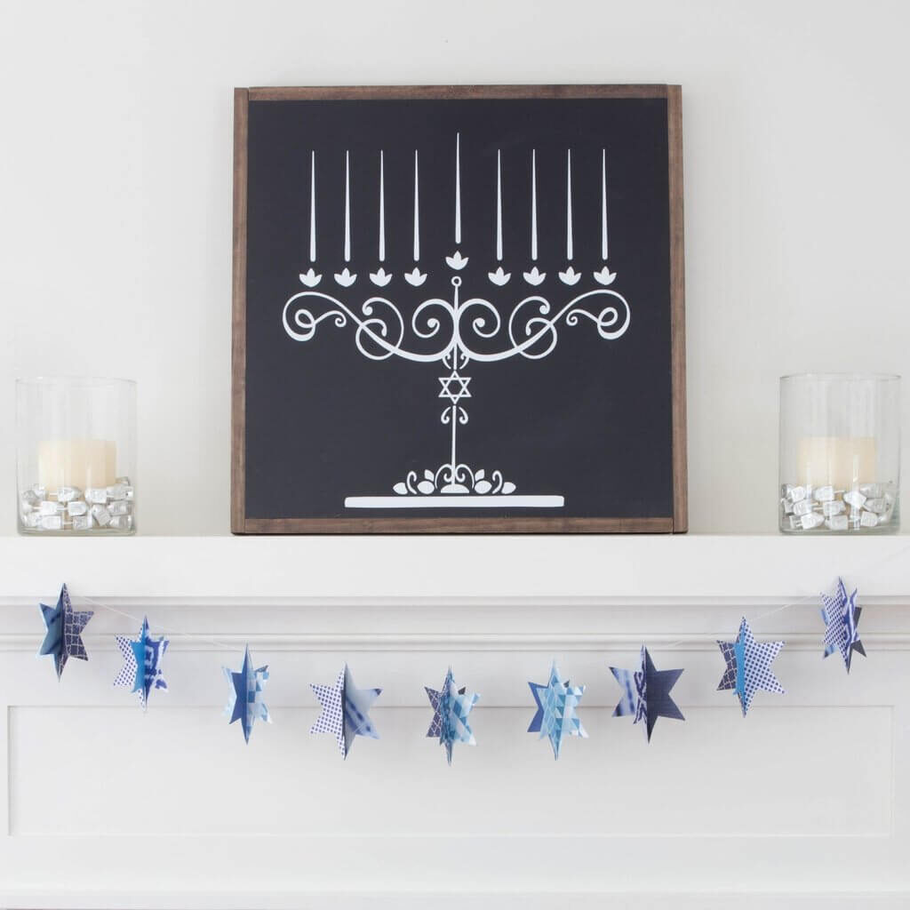 Hanukkah decorations