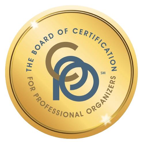 CPO certified professional organizer badge certification for marla alt